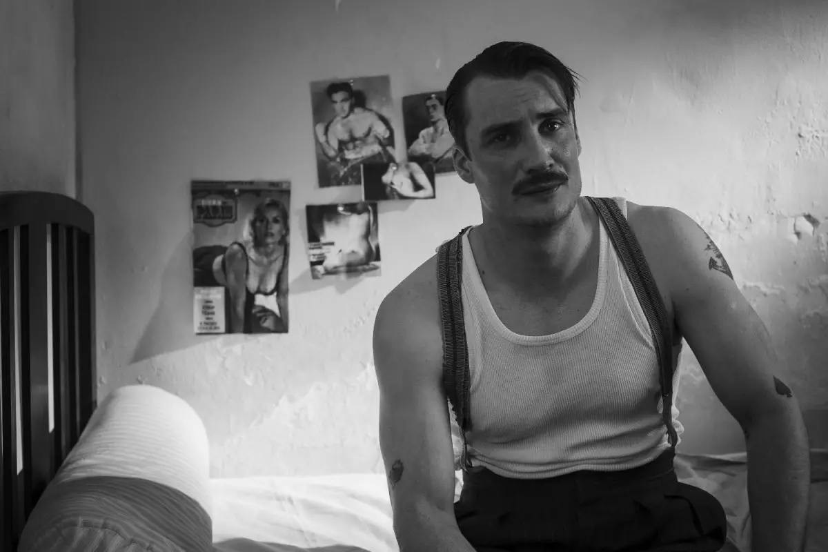 Still from The Stranger, directed by François Ozon, 2025